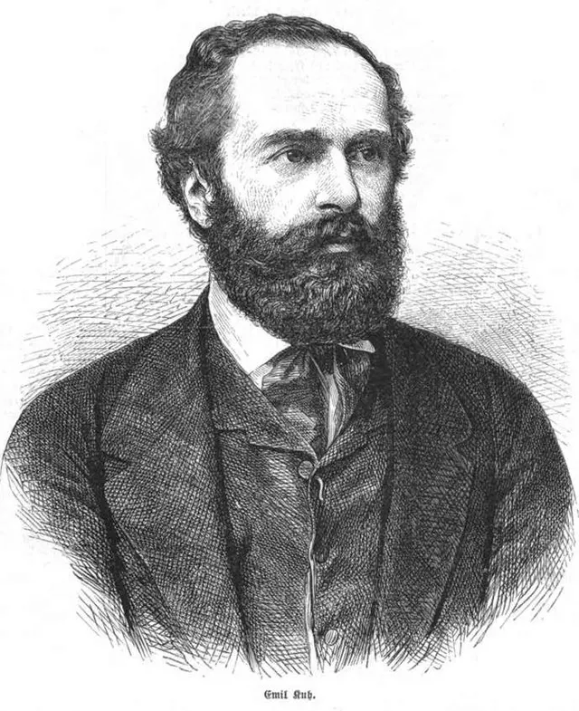 Porträt von Emil Kuh (Unbekannter Grafiker der Epoche.)